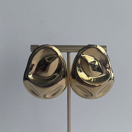 GOLDEN RIPPLE EARRINGS II