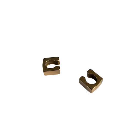 MINI GOLD SQUARE EAR CUFF