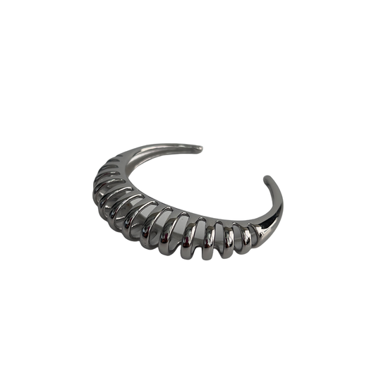 CHROME SPIRAL BANGLE