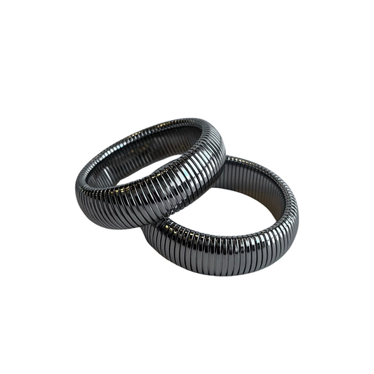 CHROME COIL BRACELET