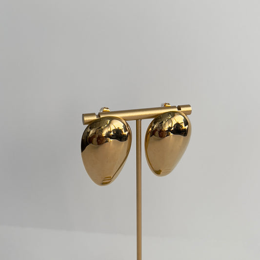 GOLD SHIELD EARRINGS