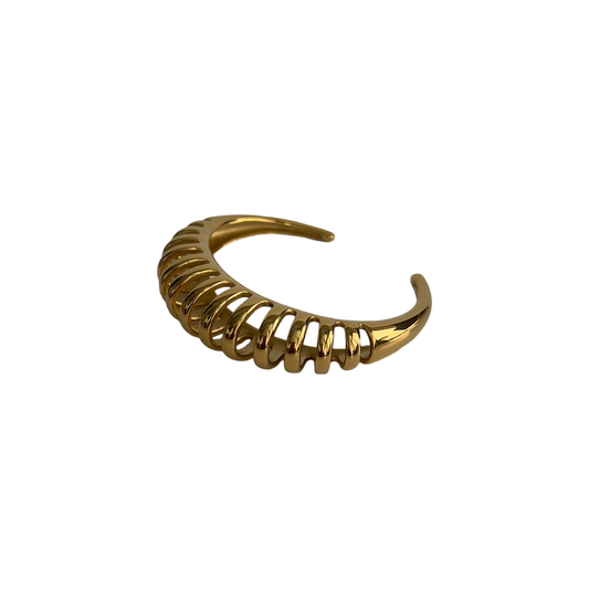 GOLD SPIRAL BANGLE