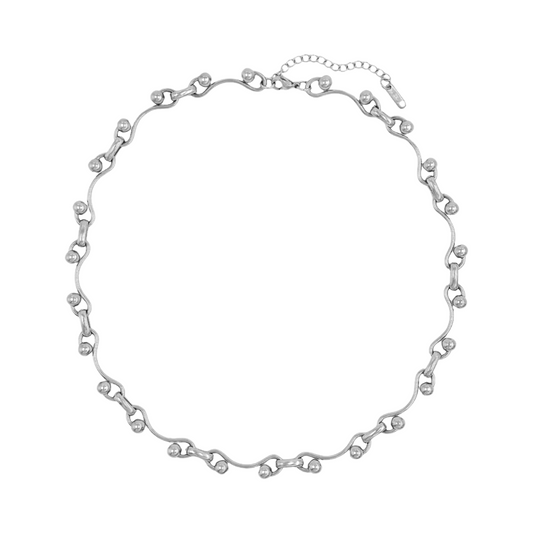 CHROME BALL NECKLACE