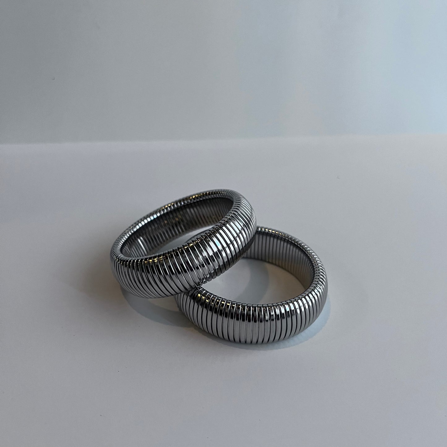 CHROME COIL BRACELET