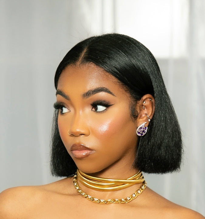 GOLD TRI-LAYER WRAP CHOKER