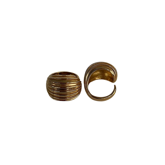GOLD STRIPED RING