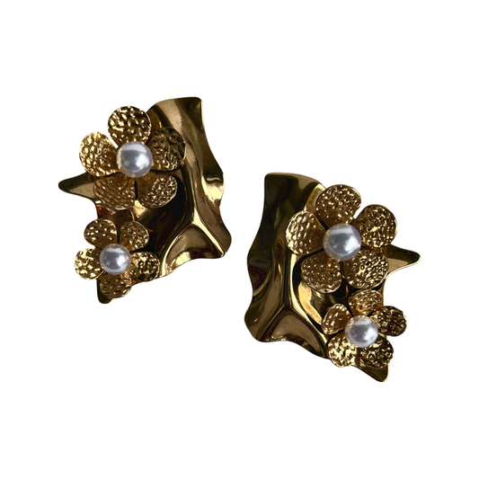 PEARL FLORA EARRINGS