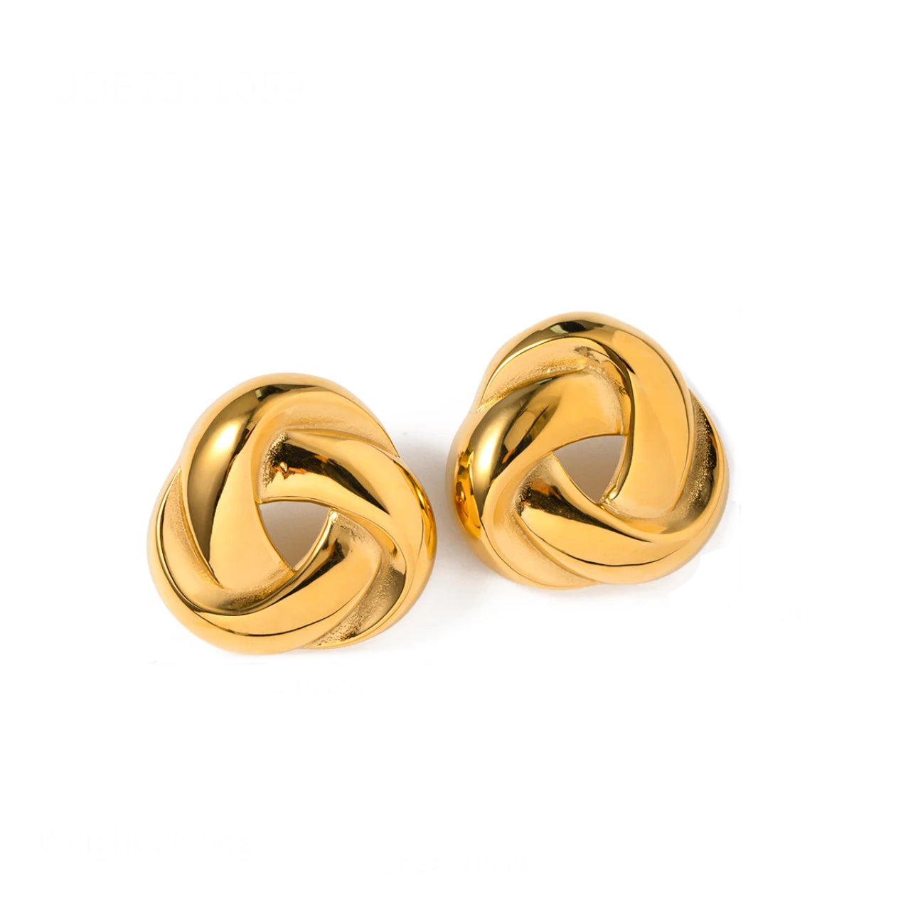 GOLD KNOT EARRINGS