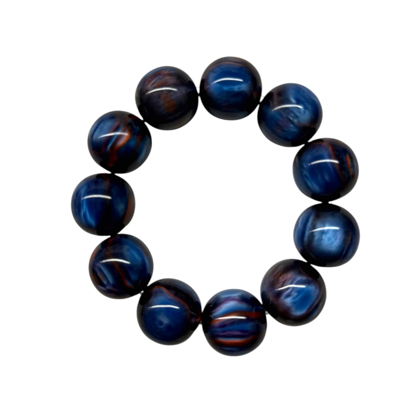 BLUE EMBER BALL BRACELET