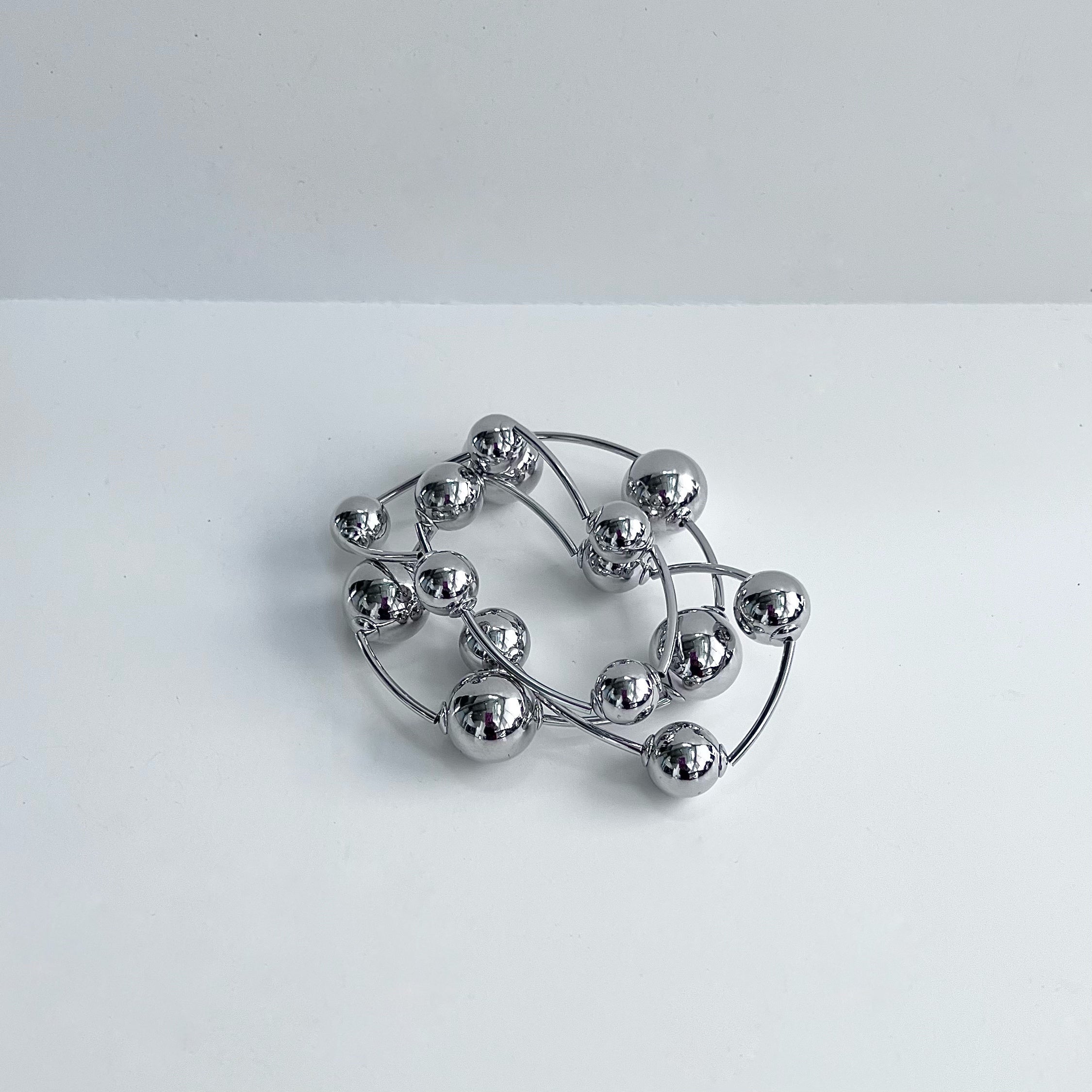 CHROME TRIO BRACELET SET