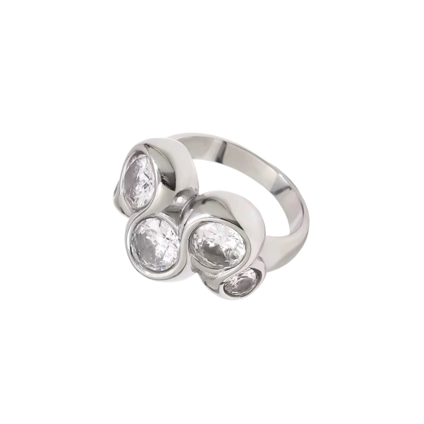 CHROME DUNE RING