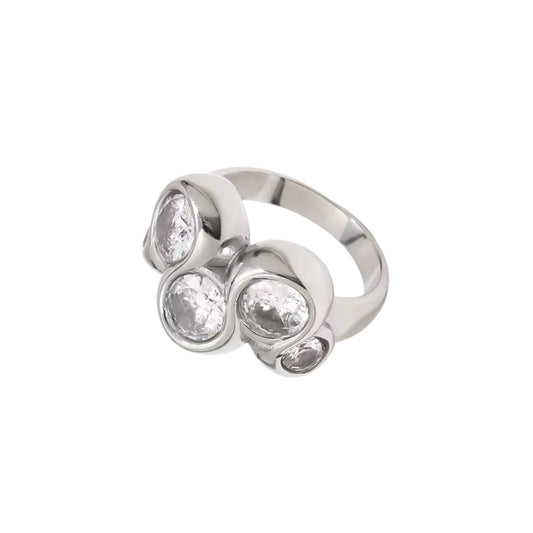 CHROME DUNE RING