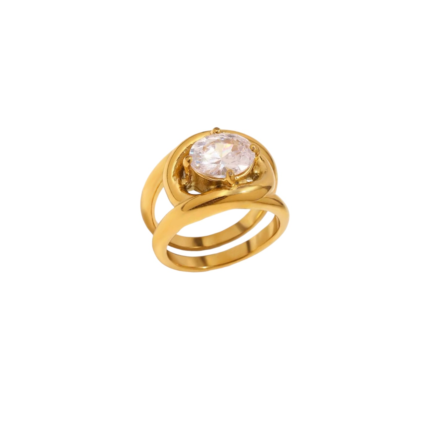 GOLD GEM RING