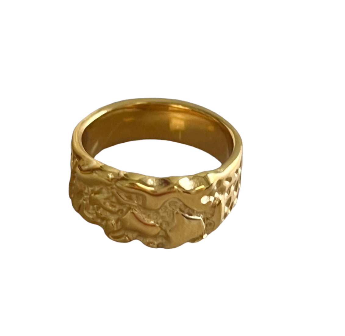 GOLD NUGGET RING